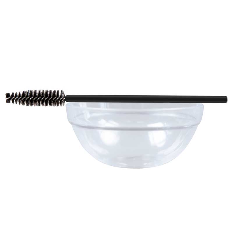 Mex pro Hair Augenbrauen- und Wimpernfarbe Zubehörset 1 Schale + 1 Pinsel