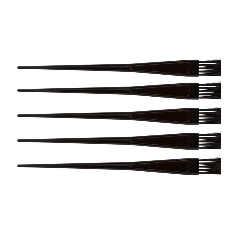 Mex pro Hair Färbepinsel Schwarz, schmal (5 Stück)