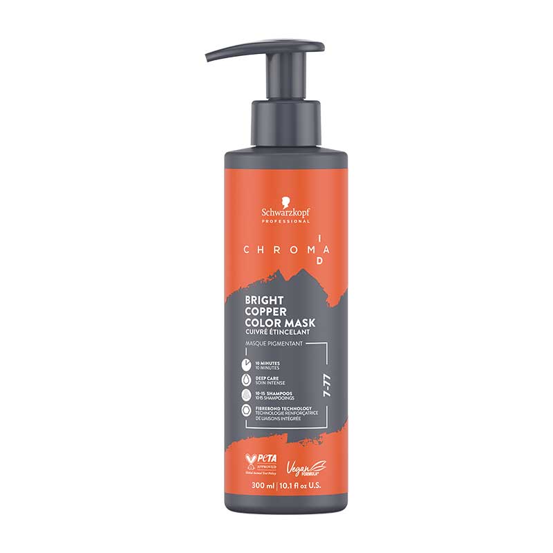 Schwarzkopf Chroma ID Bonding Color Mask 7-77 Bright Copper (300 ml)
