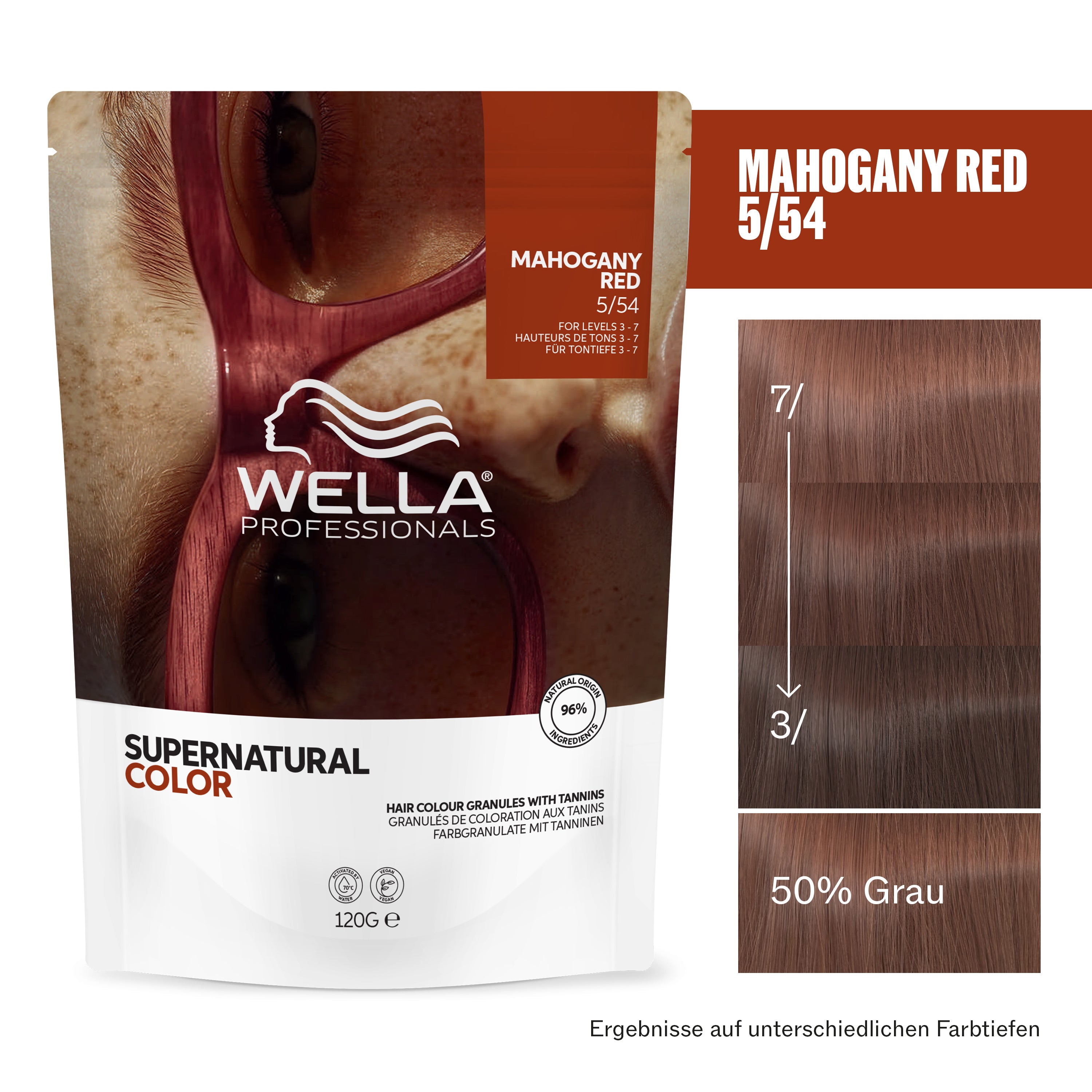 Wella Professionals Supernatural Color 5/54 Mahogany Red (120 g)
