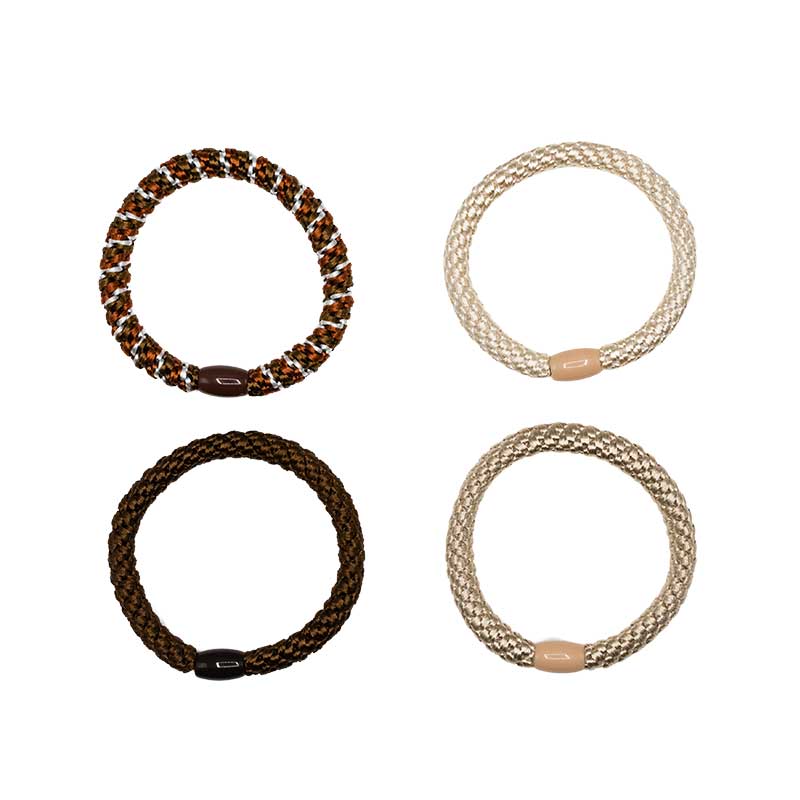 Twiddle Haargummi Burnt Brown (4 Stück)