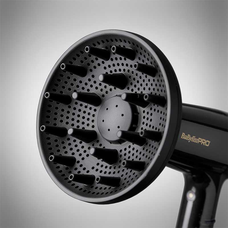 BaByliss Highspeed Haartrockner Falco Grau/Gold