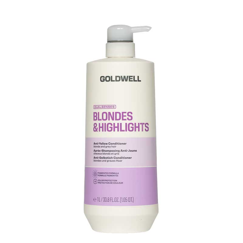 Goldwell Dualsenses Blondes&Highlights Anti-Gelbstich Conditioner (1000 ml)
