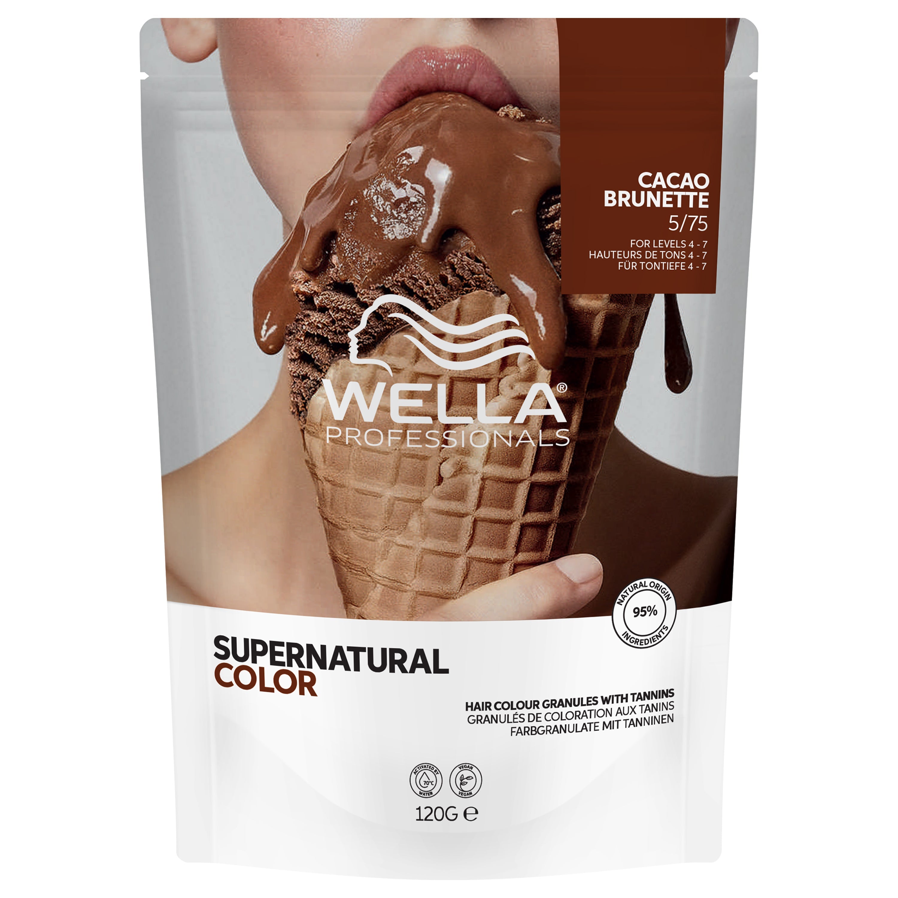 Wella Professionals Supernatural Color 5/75 Cacao Brunette (120 g)