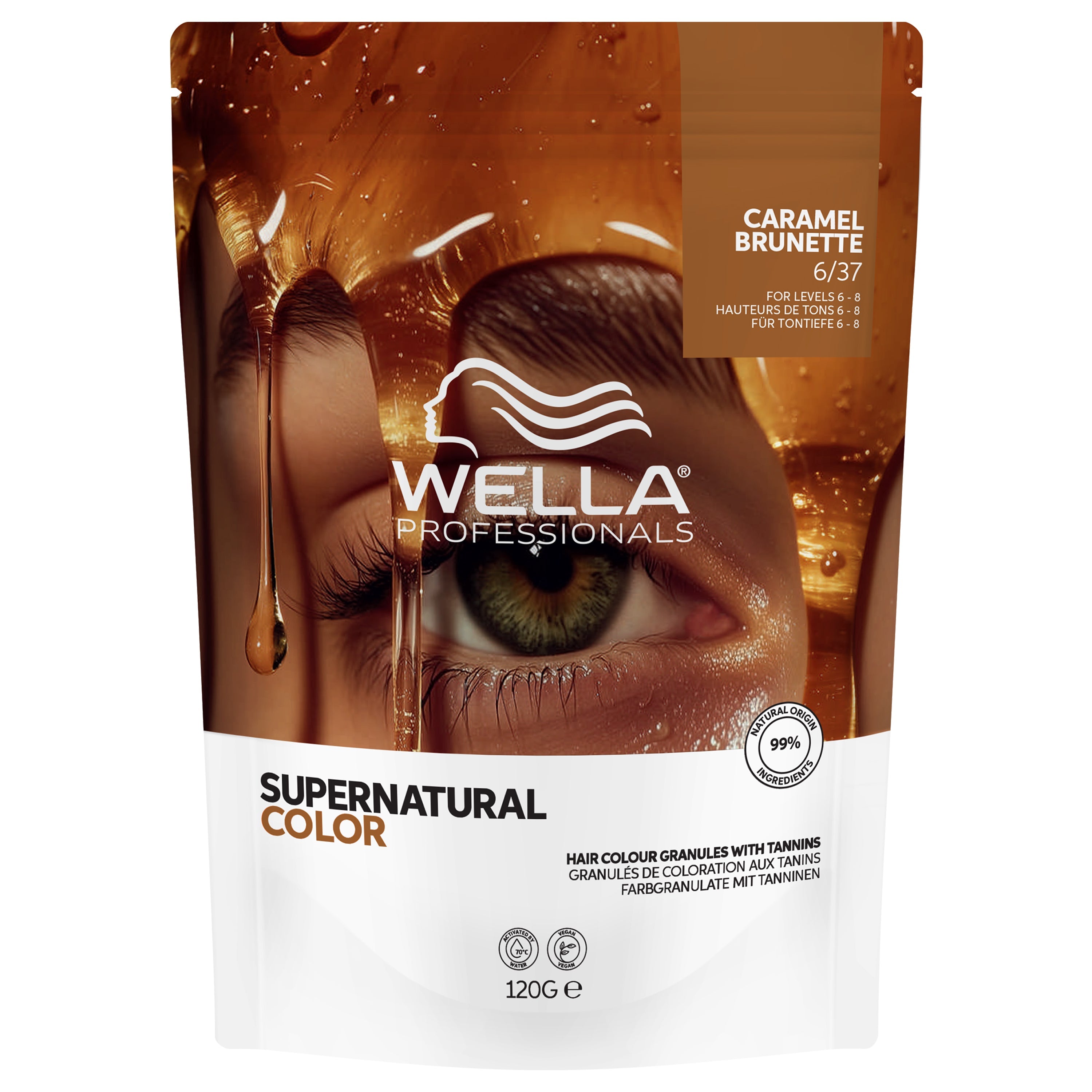 Wella Professionals Supernatural Color 6/37 Caramel Brunette (120 g)