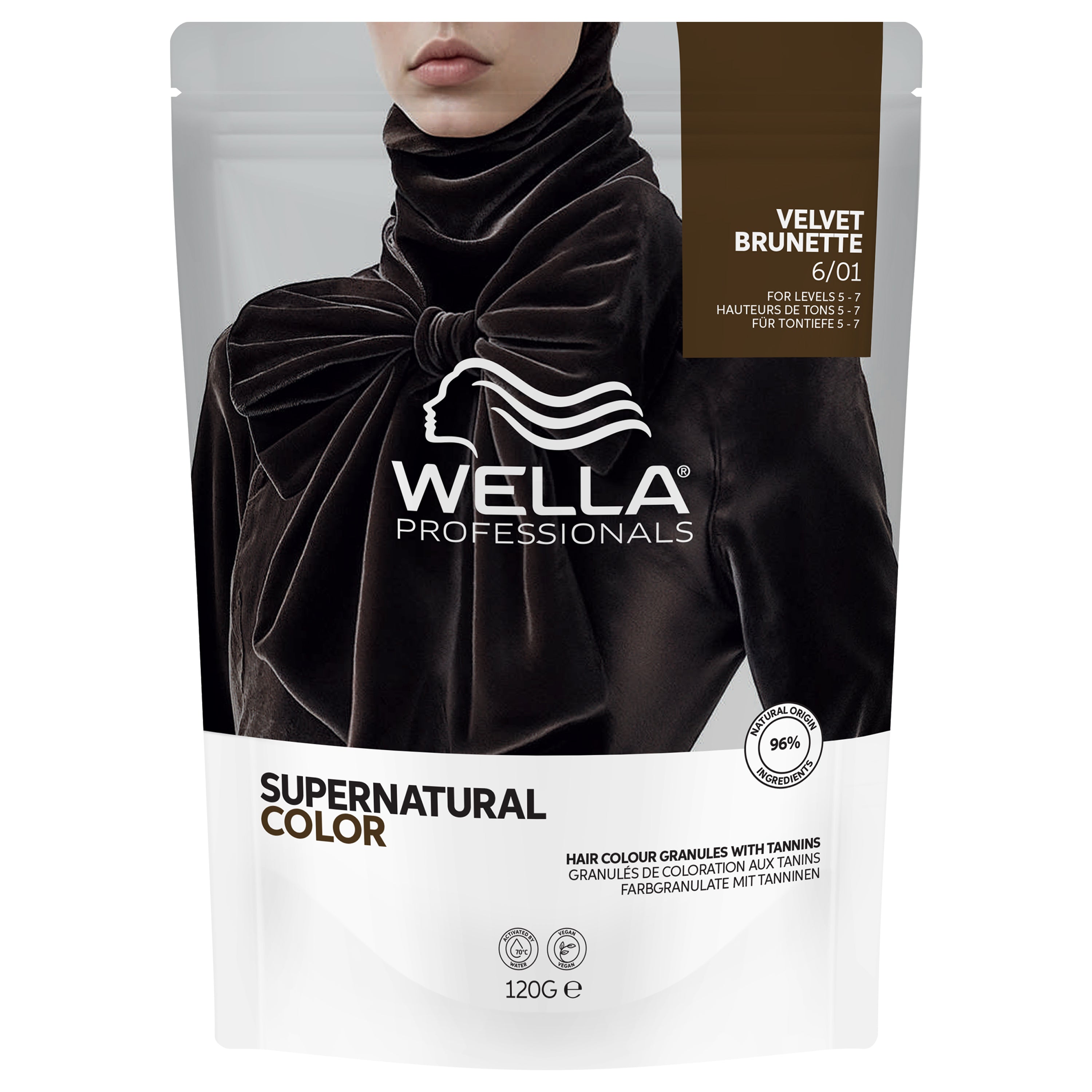 Wella Professionals Supernatural Color 6/01 Velvet Brunette (120 g)