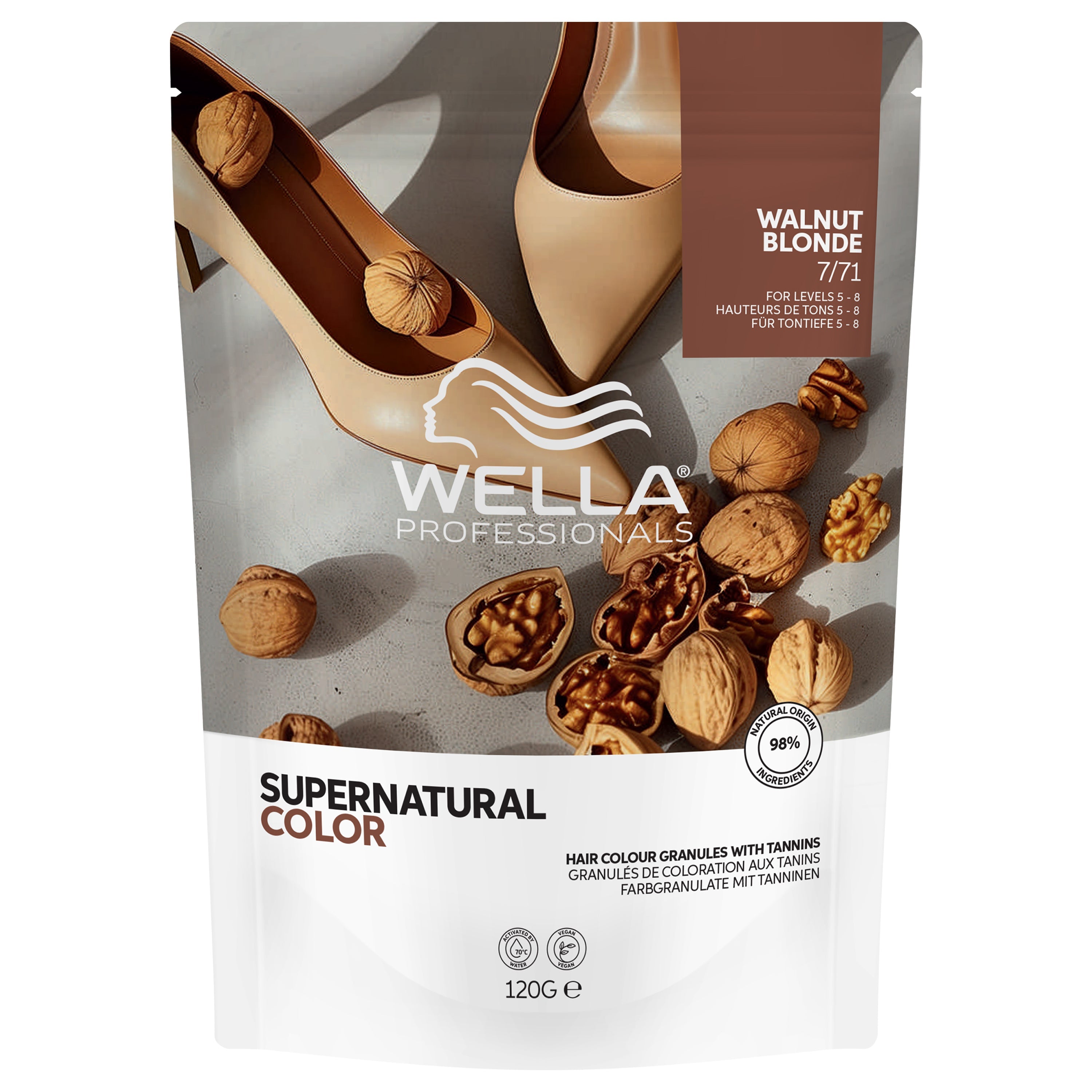 Wella Professionals Supernatural Color 7/71 Walnut Blonde (120 g)