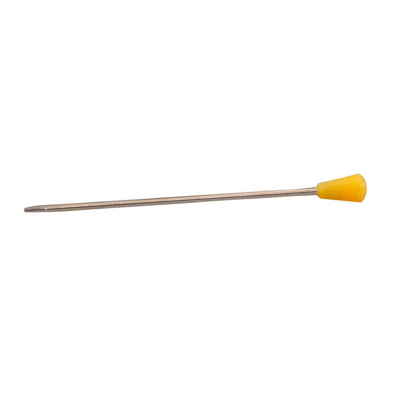 Mex pro Hair Metallstecker 60 mm Plastikkopf Gelb (50 Stück)