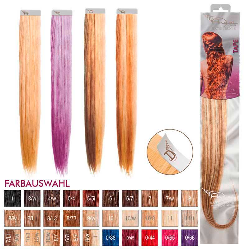Angel Hair Tape Extension 8/W+11 Hellblond warm / extra-lichtblond (4 Stück)