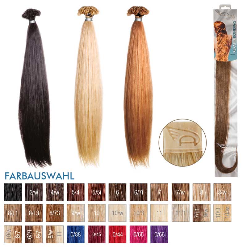 Angel Hair Keratin Bonding 7 Mittelblond (10 Stück)