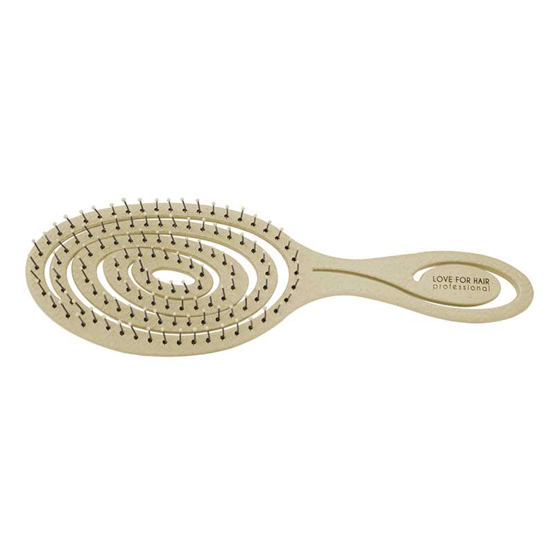 LOVE FOR HAIR Yoga Brush - Gelb