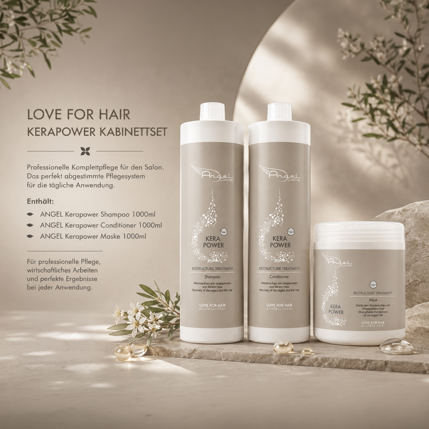 Angel Care Kerapower Shampoo (1000 ml)