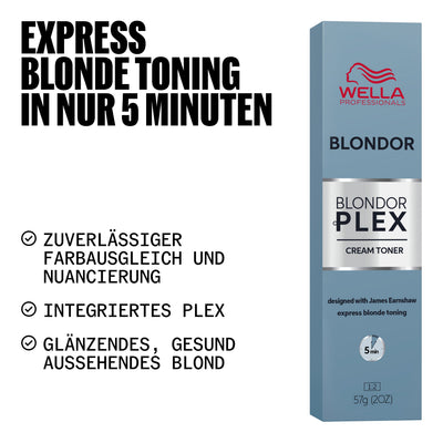 Wella BlondorPlex Cream Toner Ultra Cool Booster (60 ml)