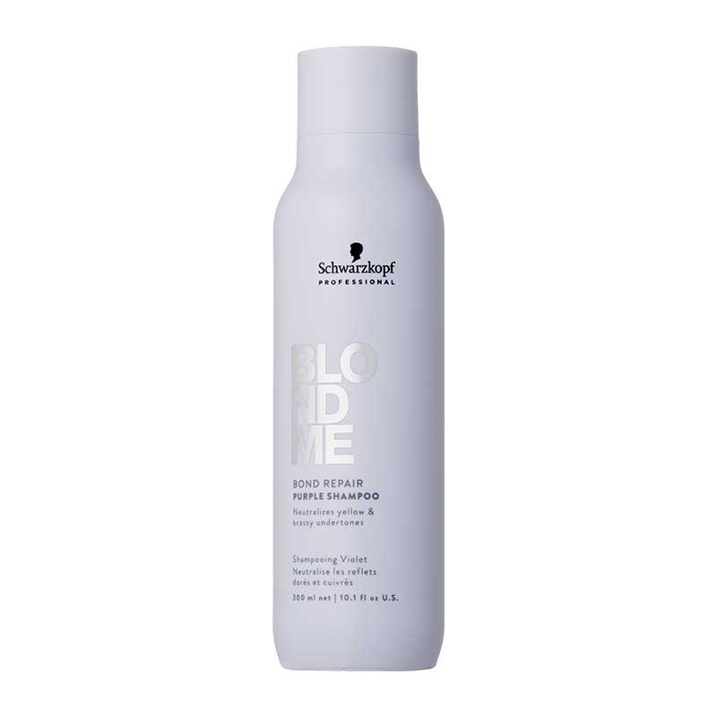 Schwarzkopf BlondMe Bond Repair Purple Shampoo (300 ml)