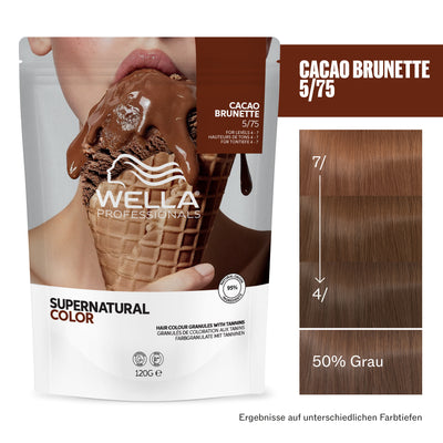 Wella Professionals Supernatural Color 5/75 Cacao Brunette (120 g)