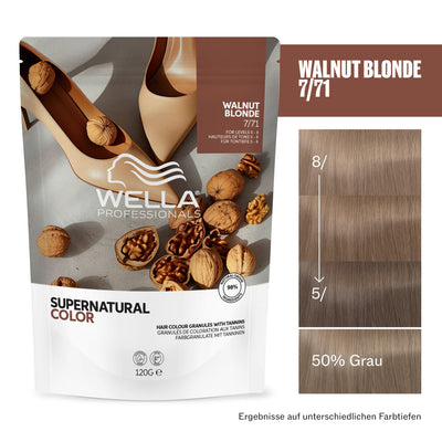 Wella Professionals Supernatural Color 7/71 Walnut Blonde (120 g)