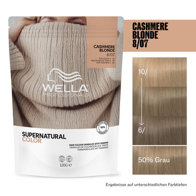 Wella Professionals Supernatural Color 8/07 Cashmere Blonde (120 g)
