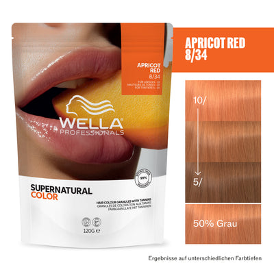 Wella Professionals Supernatural Color 8/34 Apricot Red (120 g)
