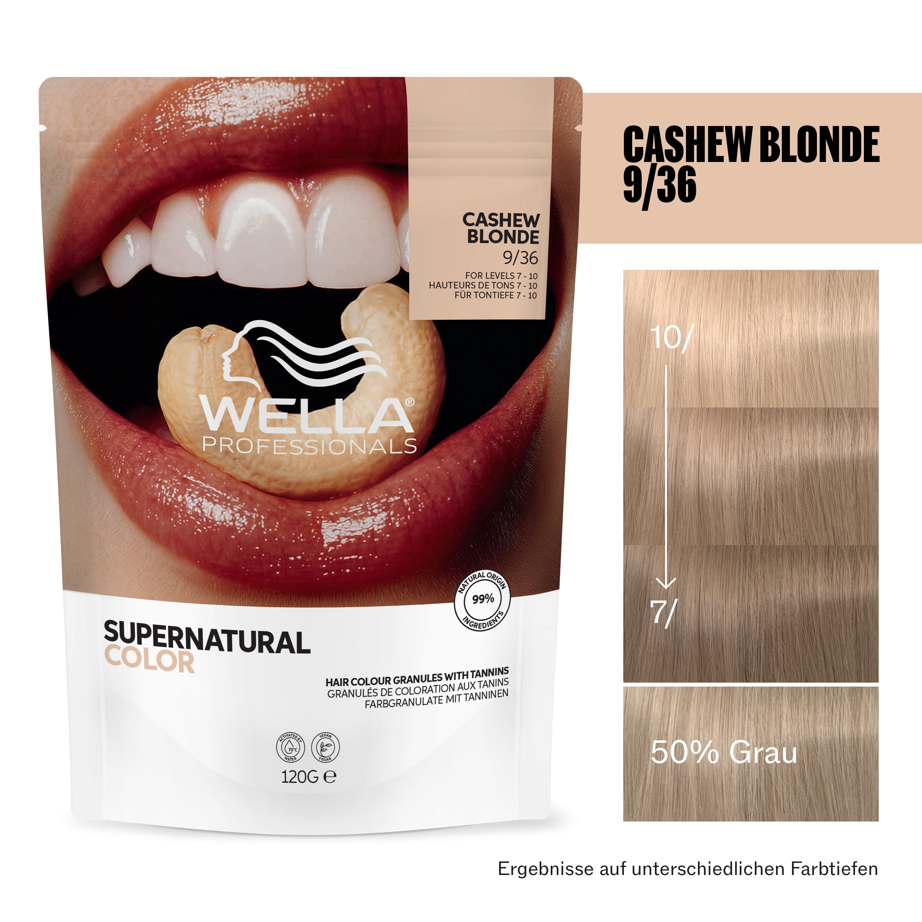Wella Professionals Supernatural Color 9/36 Cashew Blonde (120 g)