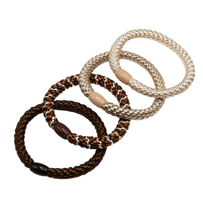 Twiddle Haargummi Burnt Brown (4 Stück)