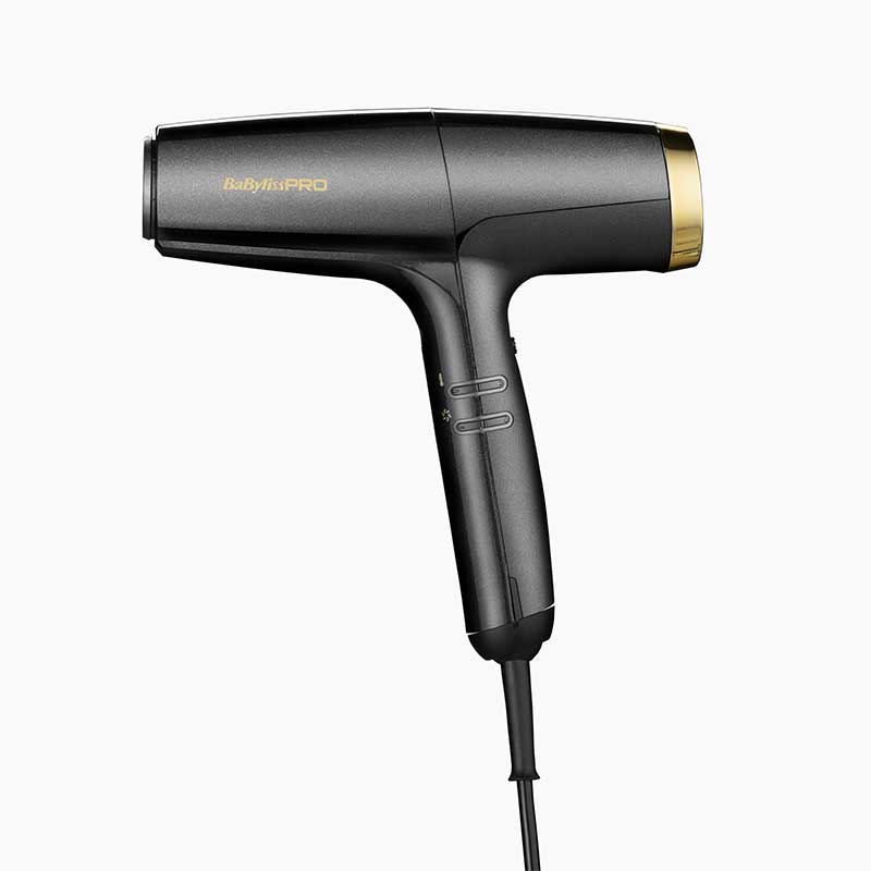 BaByliss Highspeed Haartrockner Falco Grau/Gold