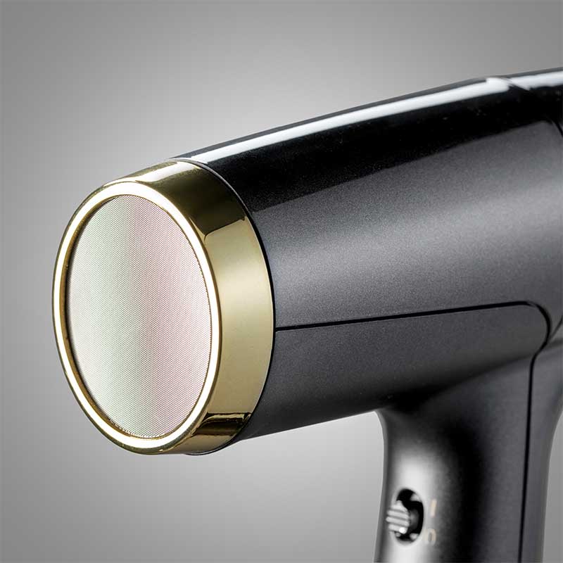 BaByliss Highspeed Haartrockner Falco Grau/Gold