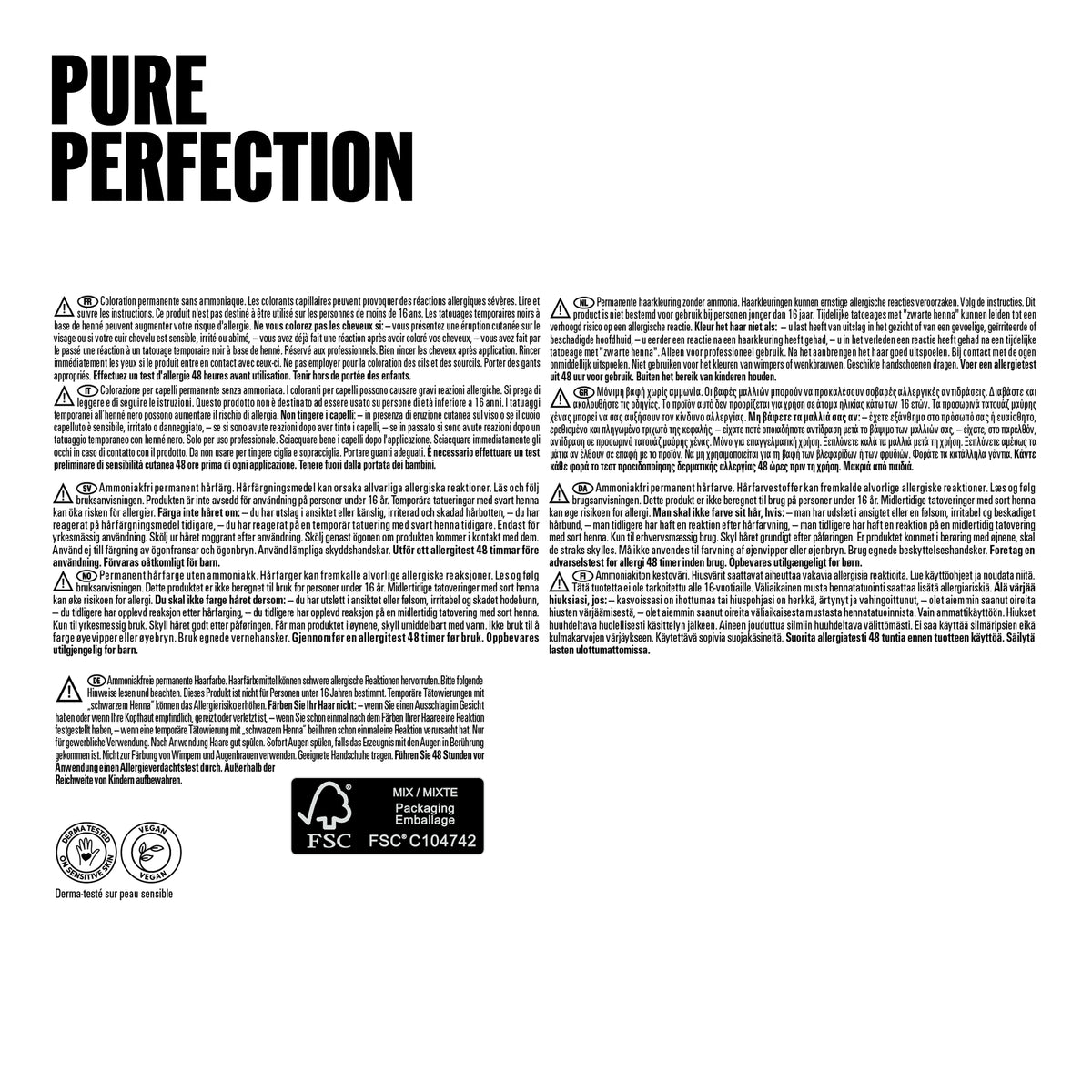 Wella Pure Perfection 6/4 Dunkelblond rot (60 ml)