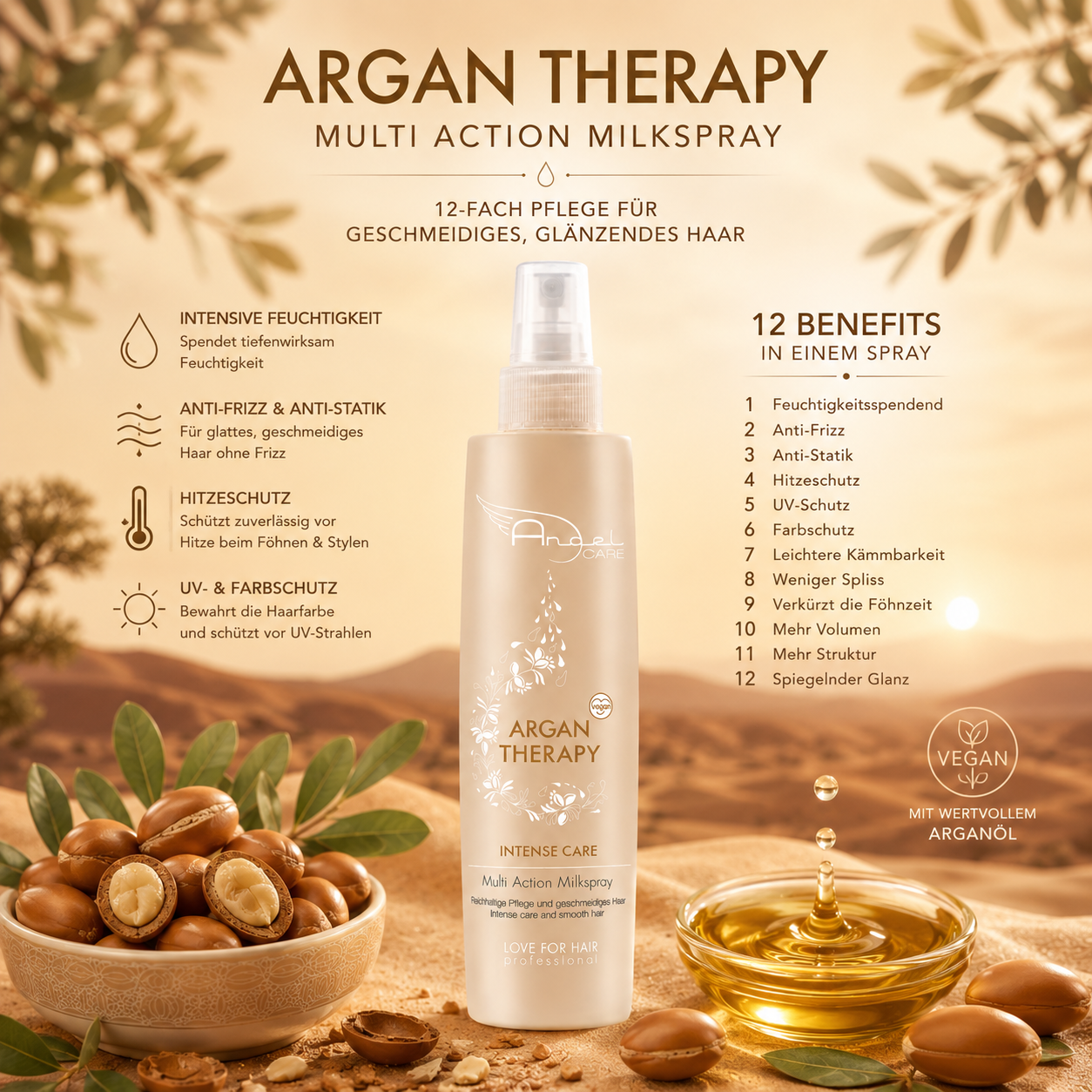 Angel Care Argan Therapy Multi Action Milkspray (200 ml)