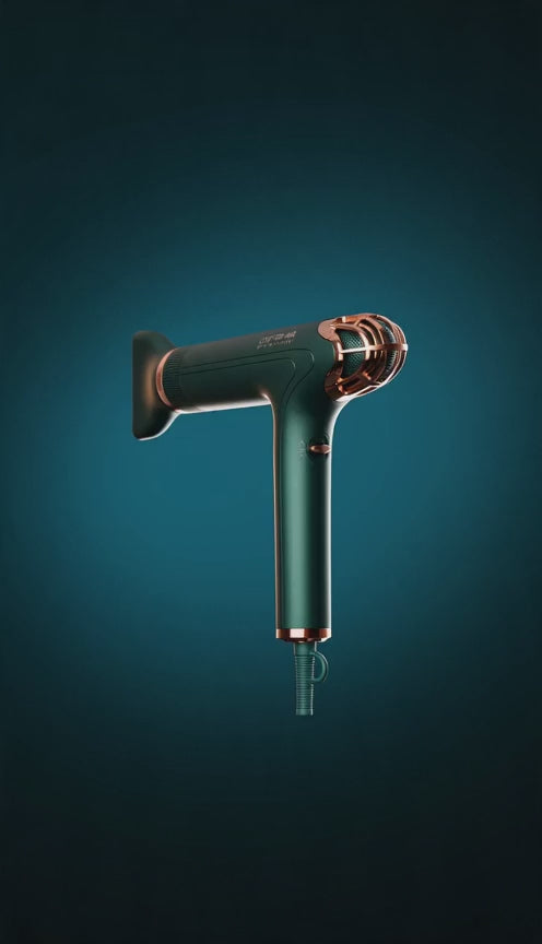 LOVE FOR HAIR Haartrockner Silk Dryer Grün Rosé