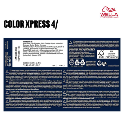 Wella Color Xpress 4/ Mittelbraun (60 ml)