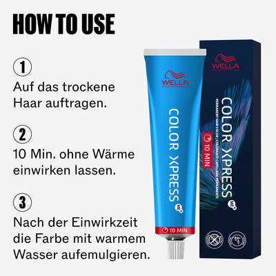 Wella Professional Color Xpress 6/02 dunkelblond natur-matt (60 ml)