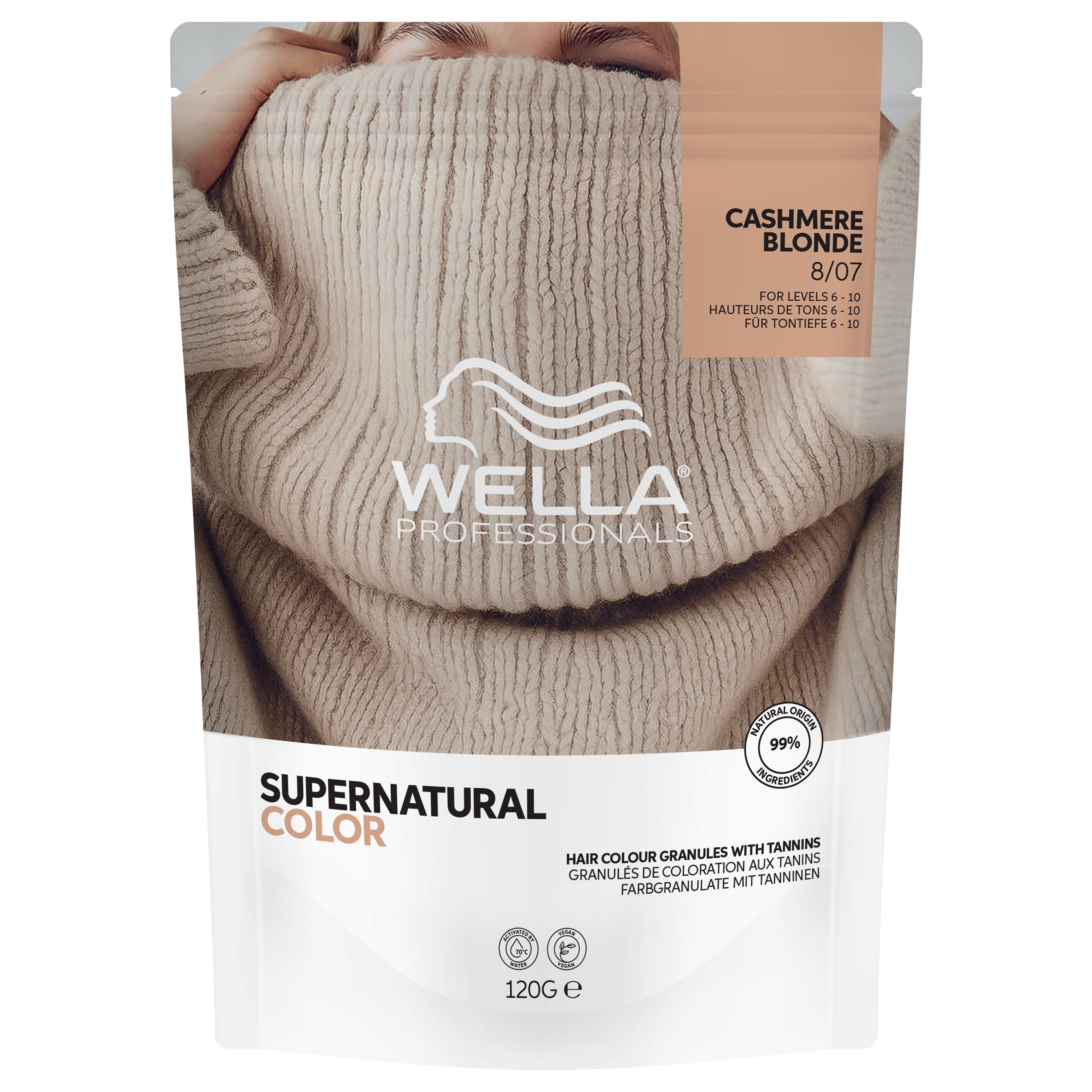 Wella Professionals Supernatural Color 8/07 Cashmere Blonde (120 g)