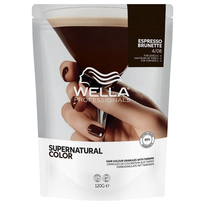 Wella Professionals Supernatural Color 4/08 Espresso Brunette (120 g)
